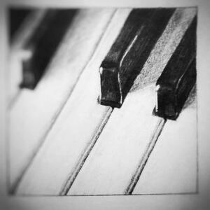 PIANO KEYS - pencil